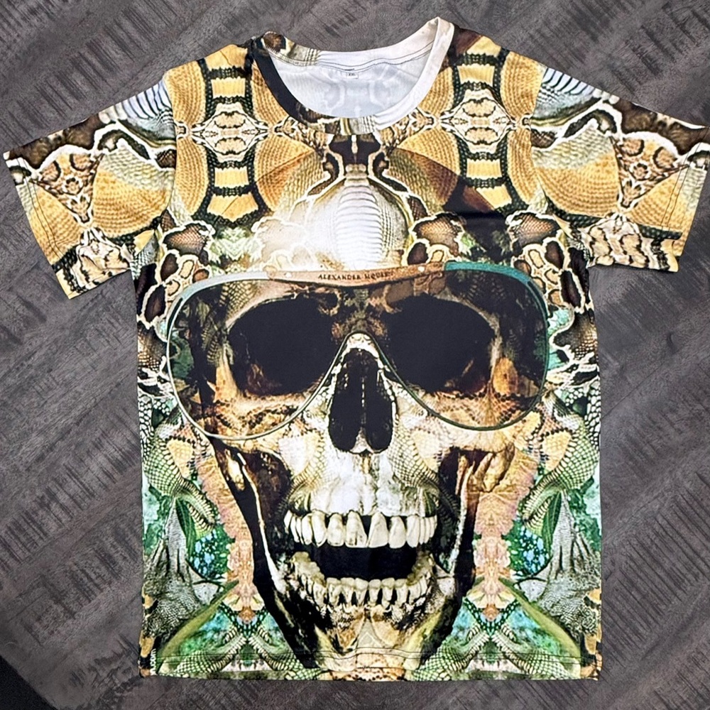 Men's Graphic Skull Print T-Shirt